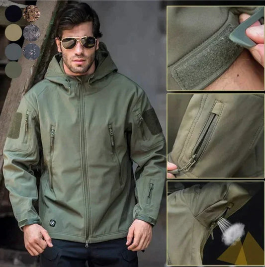 Waterdichte militaire jas